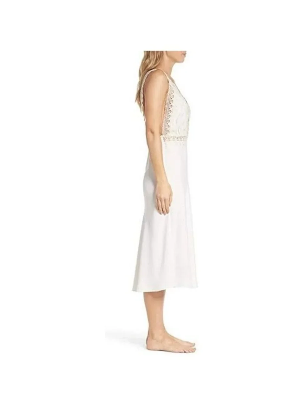 Flora Nikrooz Sleepwear Blythe Nightgown Ivory small